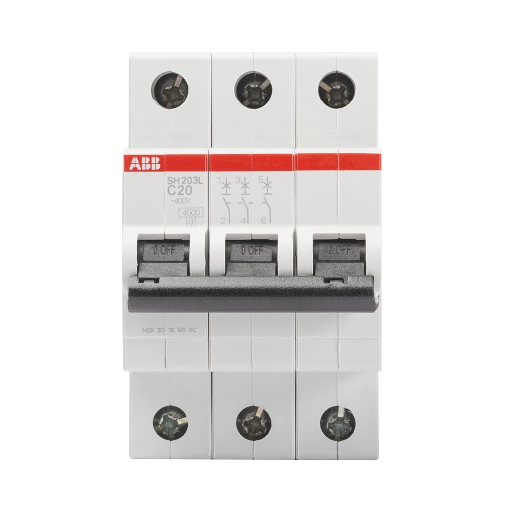 Intrerupator Automat 20A 3P C 4.5Ka SH203-L